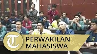 Viral Video Perwakilan Mahasiswa Masuk ke Gedung DPR, Sebut 'Dewan Pengkhianat Rakyat'