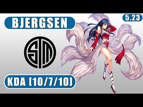 TSM Bjergsen | Ahri vs Gragas | Mid | December 1st, 2015 | Preseason 6 | Patch 5.23