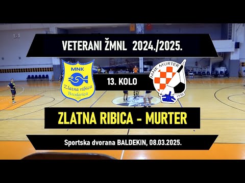 VETERANI ŽMNL: ZLATNA RIBICA - MURTER  2:0, 08.03.2025.