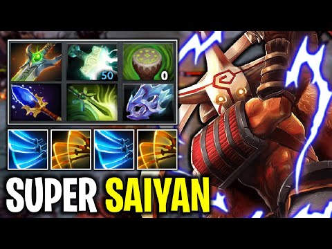 SUPER SAIYAN..!! 600+ Attack Speed Juggernaut Aghanim Scepter 7.27 | Dota 2