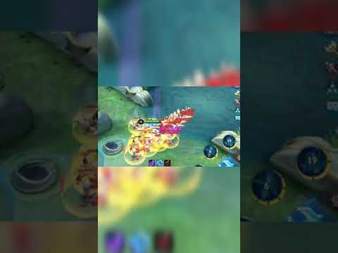 MLBB MIYA VS 100 MINIONS SLOW MOTION. 😱😱😱 #shorts