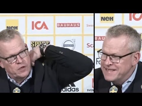 Se hela Janne Anderssons presskonferens efter matchen mot Georgien