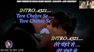 Download lagu Tere Chehre Se Nazar Nahin Hatati Karaoke With Scrolling Lyrics Eng. & हिंदी mp3