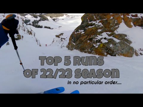 My Top 5 Favorite Ski Runs of the 22/23 Season