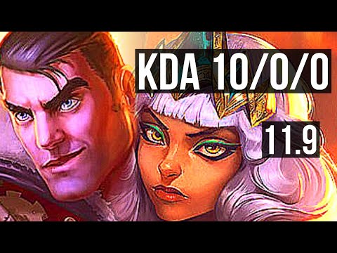 JAYCE vs QIYANA (MID) | 10/0/0, Rank 6 Jayce, 67% winrate, Legendary | TR Grandmaster | v11.9