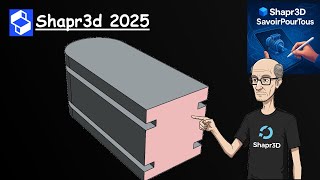 Shapr3D French tutorial - Follow a path or create a gorge (Episode 20)