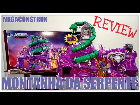 MONTANHA DA SERPENTE MEGACONSTRUX - UNBOXING E REVIEW COMPLETO! MASTERS OF THE UNIVERSE!