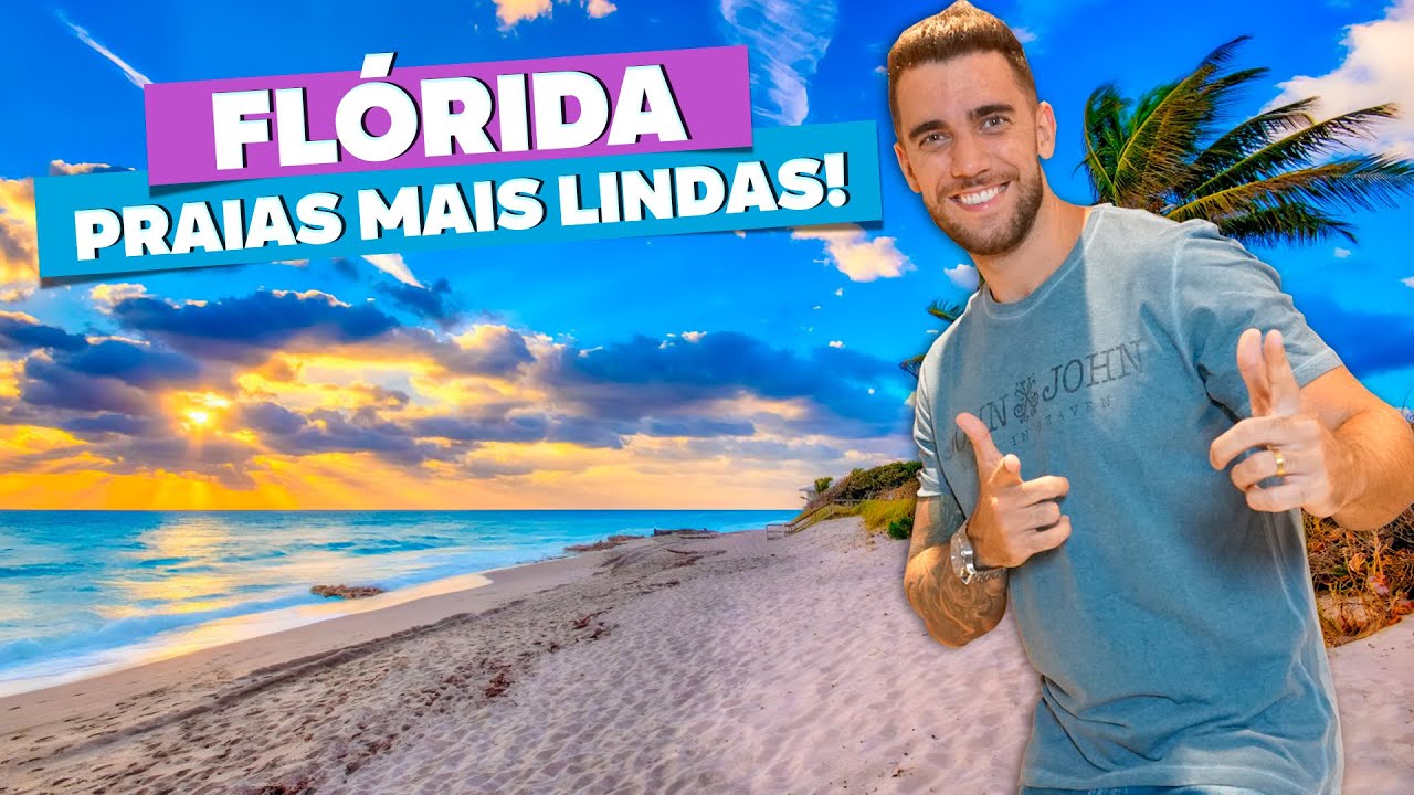 Praias mais lindas da Flórida! O caribe americano! Praias perto de Orlando e Miami paradisíacas!
