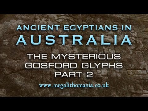 Ancient Egyptians in Australia: The Mysterious Gosford Glyphs pt.2. Megalithomania Exploration