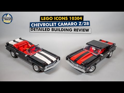 LEGO 10304 Chevrolet Camaro Z28 detailed building review