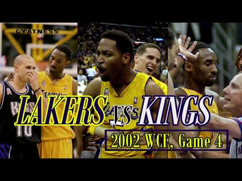 Lakers vs Kings 2002 Western Finals -Game 4