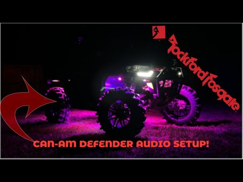 CAN-AM DEFENDER AUDIO SETUP!
