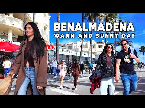 Benalmadena Spain Warm and Sunny Day February 2026 Update Costa del Sol Walk | Malaga 🇪🇸