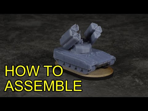 Schlide Tank Assembly Tutorial - Faust Union - Revelations: Skirmish