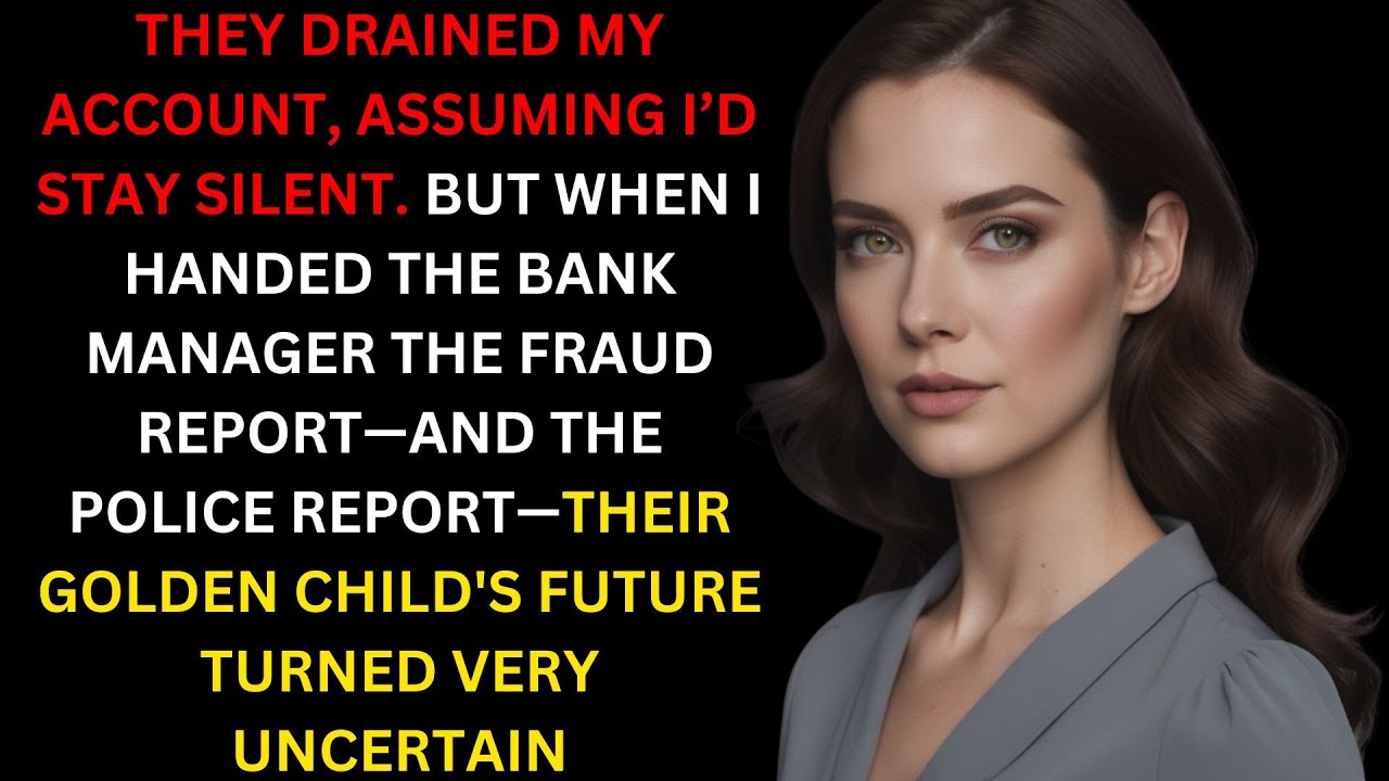 My Parents Stole $35,000 from My Savings for My Golden Child Brother. The Bank Manager's Face