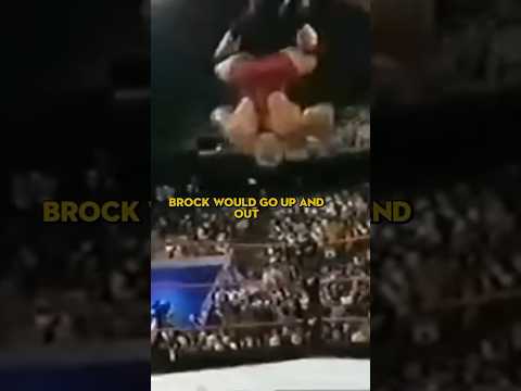 Brock Lesnar Used To Do A Perfect Shooting Star Press