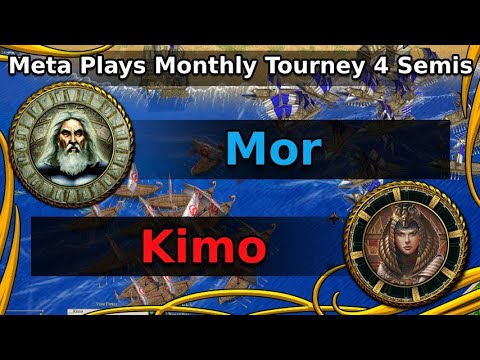 Age of Mythology: Meta Plays Monthly Tournament 4 - Semifinals - Mor vs Kimo