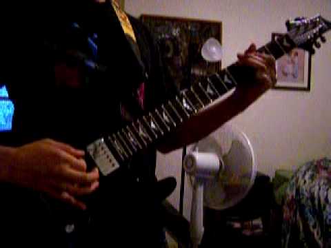 Nile-unas slayer of the gods guitar cover video thumbnail