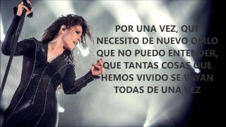 Malú - Por Una Vez (Letra)