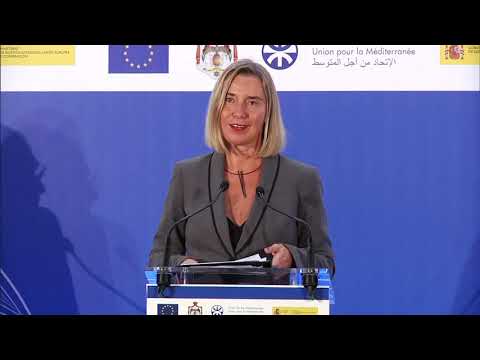 HRVP Federica Mogherini in Barcelona for the 4th Regional Forum of the Union for the Mediterranean