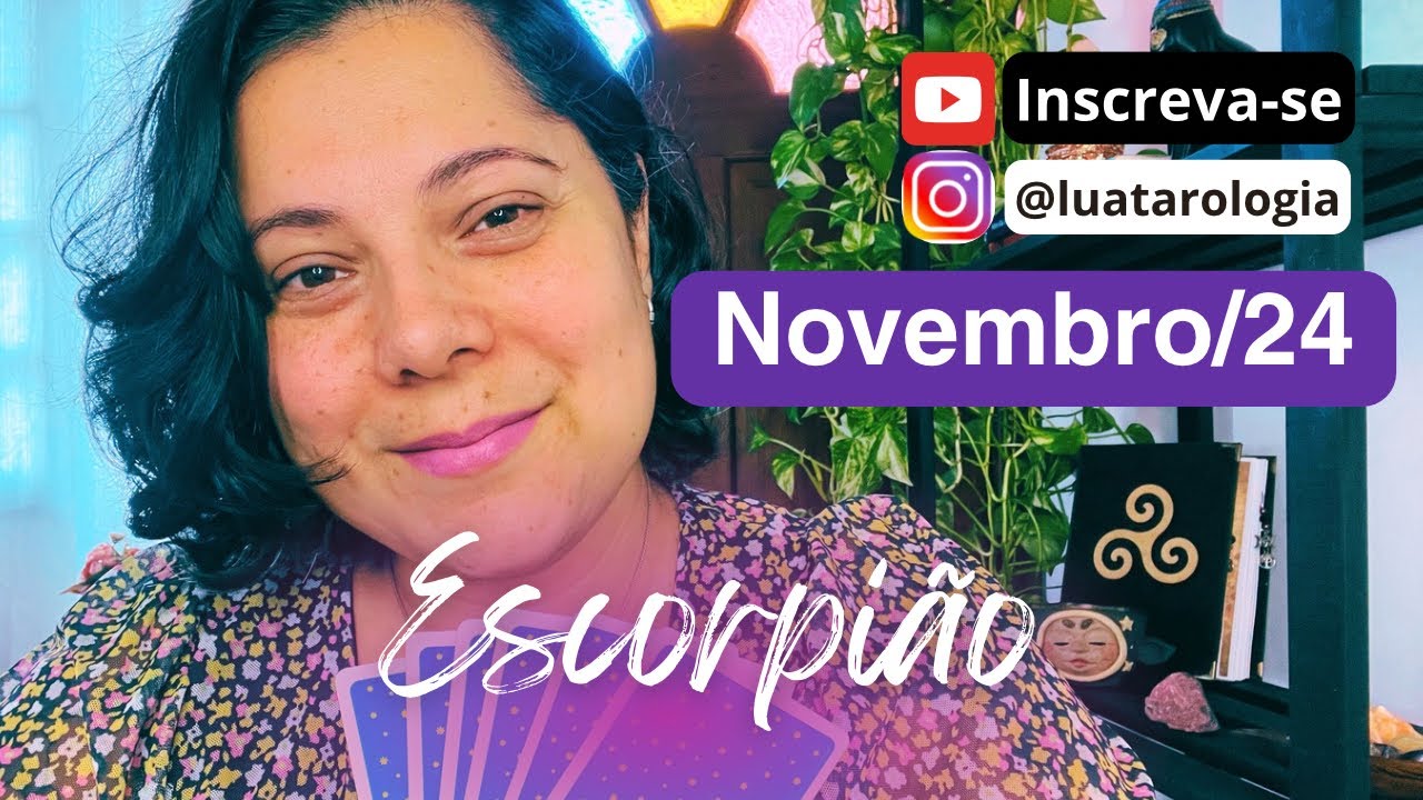 ESCORPIÃO ♏️ • OLHA O QUE SE MANIFESTA EM NOVEMBRO NA SUA VIDA! 🔮