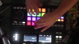 Hiphop Trap Dubstep edm live beat on maschine by dj b-so  #djbso
