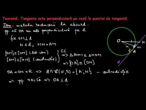 Pozitiile relative ale unei drepte faţă de un cerc | Lectii-Virtuale.ro