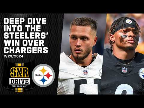 Deep Dive into Steelers 20-10 Win vs. Chargers | SNR Drive | Pittsburgh Steelers