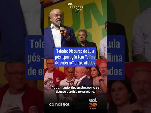 Discurso de Lula pós-apuração tem clima de enterro entre os aliados, analisam Toledo e Dani Lima