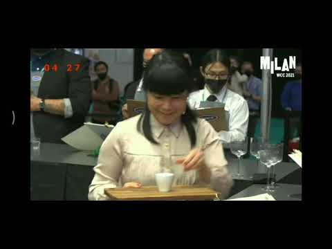 Emi Fukahori (4th), Swiss - 2021World Barista Championsip, Milan