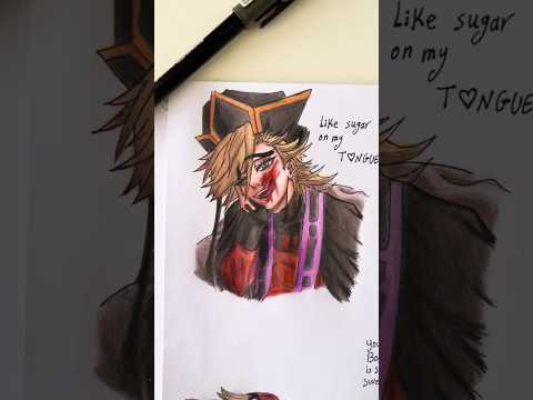 Legend🪭Douma🪭sugar on my tongue #demonslayer #douma #anime #drawing #trending #shorts