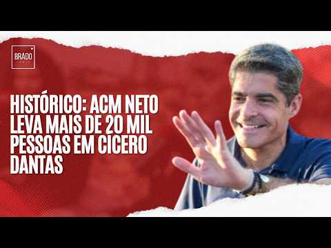 HISTÓRICO: ACM NETO LEVA MAIS DE 20 MIL PESSOAS EM CÍCERO DANTAS