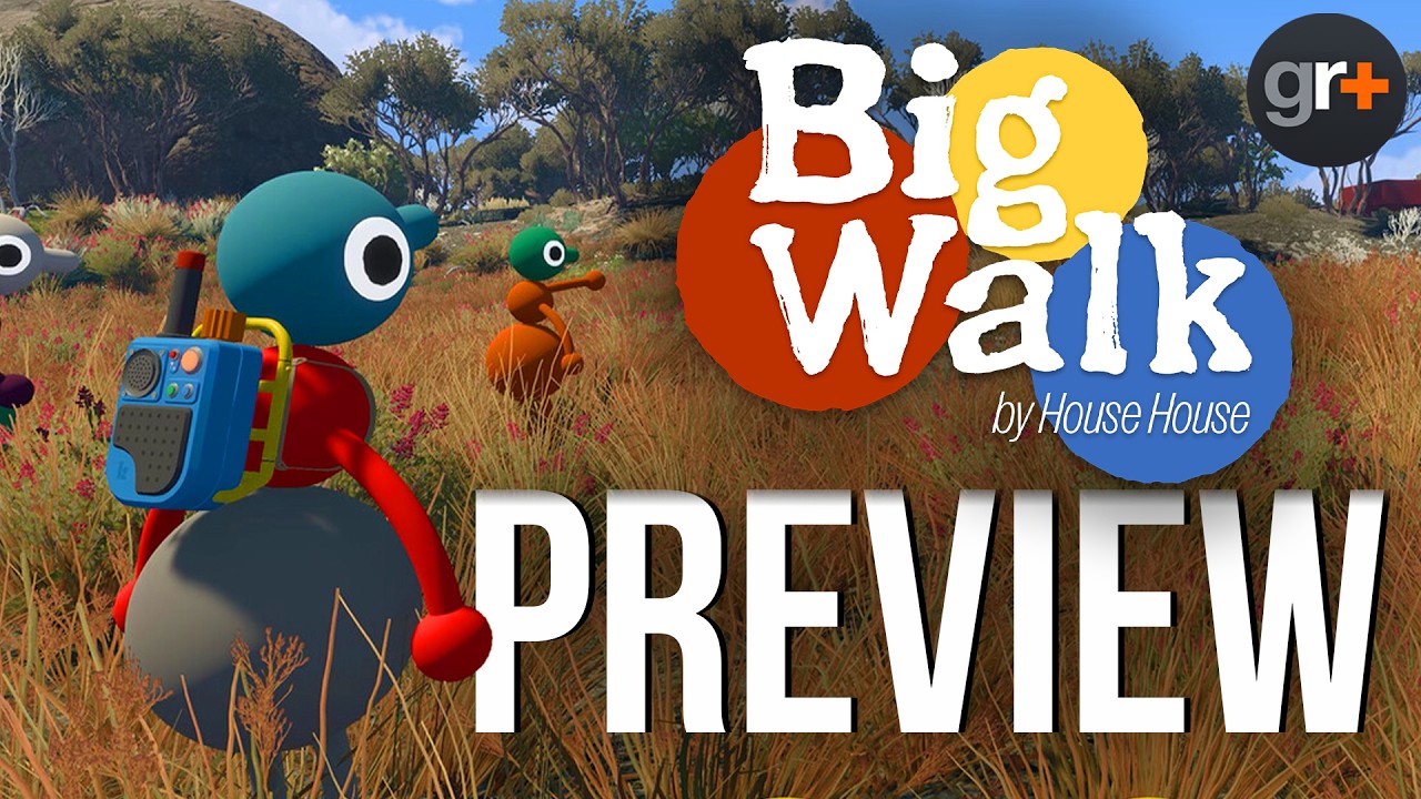 This walking-talking co-op jaunt is a wholesome bonding experience | Big Walk Preview - YouTube
