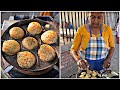 Hardworking Lady Selling Vegetable Appe University Road Vadodra Gujarat Street Food India