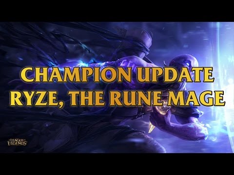 Ryze, The Rune Mage Champion Update