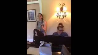 Cimorelli Singing Their Original Song My God Is Here &amp; With Love By Christina Grimmie (Piano Cover)