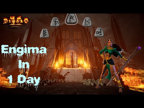 Diablo 2 Resurrected How To Get Enigma in 1 Day // 400 Diablo Runs // Loot Recap