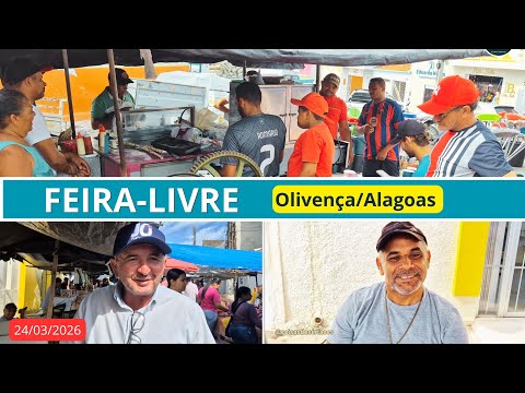 Indo a feira-livre de Olivença/Alagoas e vendo o preço das mercadorias. 