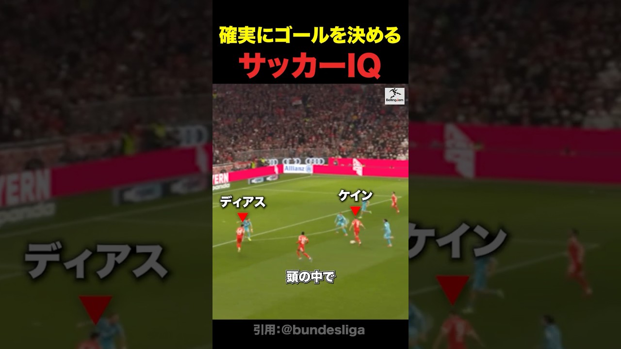 確実にゴールを決めるサッカーIQ... #shorts #サッカー