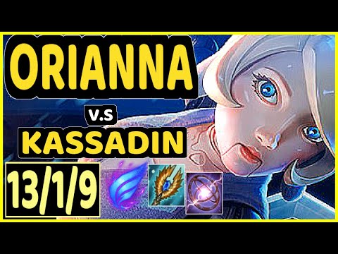 DAWIDSONEK (ORIANNA) vs KASSADIN - 13/1/9 KDA MID GAMEPLAY - EUW Ranked MASTER