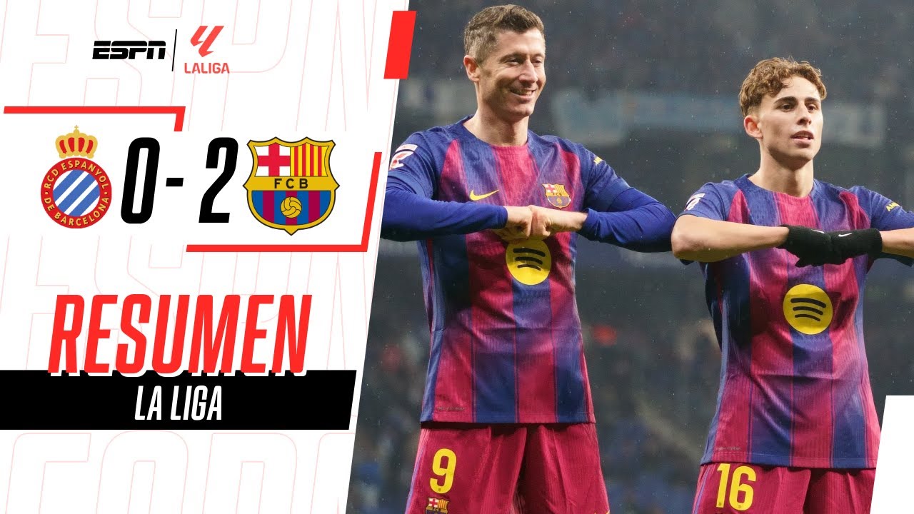 GOLAZOS HIPNÓTICOS Y TRIUNFAZO CLÁSICO PARA EL BARCELONA | Espanyol 0-2 Barcelona | RESUMEN