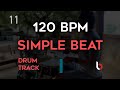 120 BPM Drum Beat Simple Straight