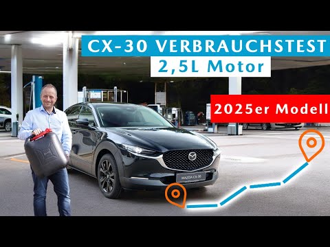 Fuel consumption test: Mazda CX-30 2025 with 2.5L Skyactiv-G 140 hp - How economical is the "new"...