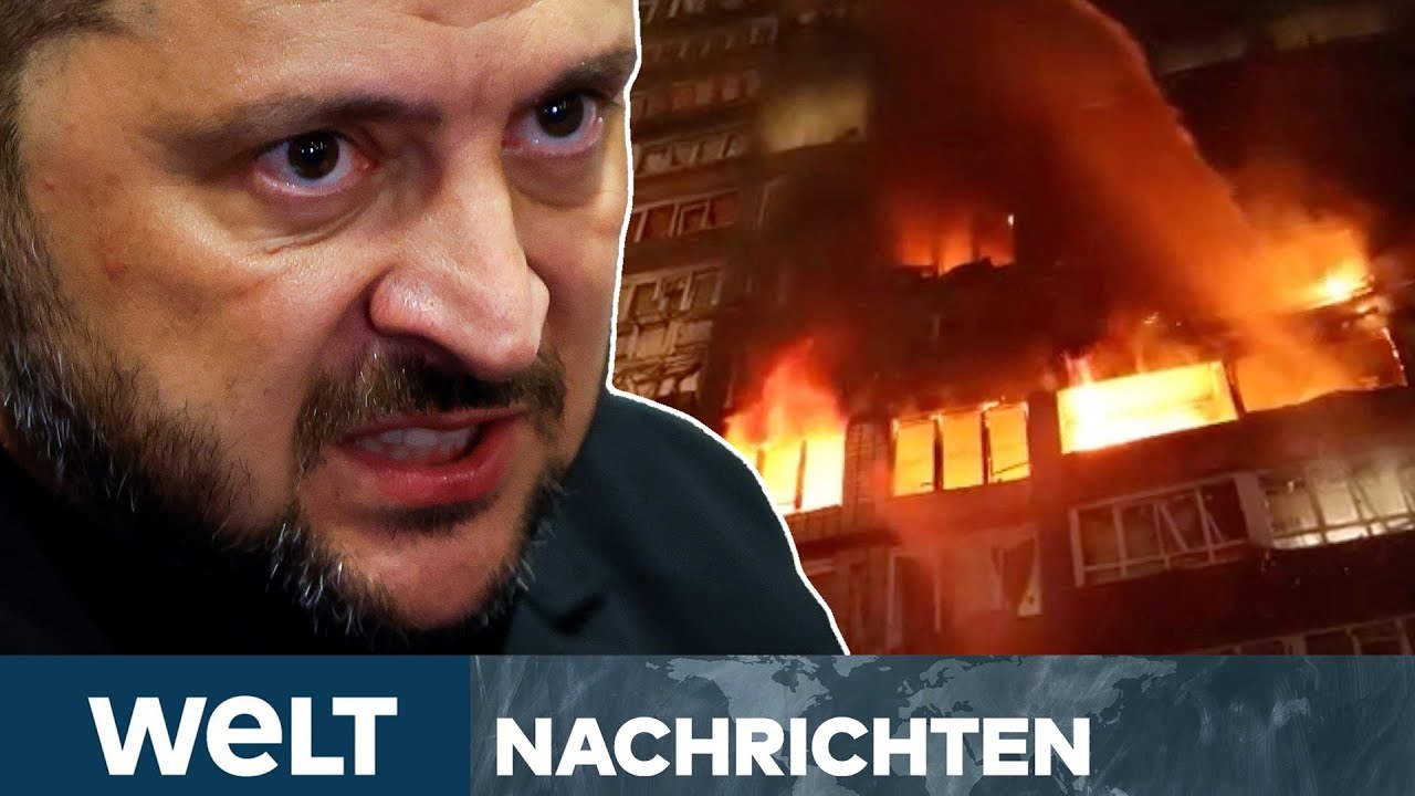 PUTINS KRIEG: Mega-Blackout in Ukraine! Selenskyj tobt und macht neuen Vorschlag für Abwehr | STREAM