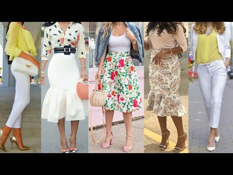 ELEGANTES FINAS y SENCILLAS COMBINACIONES de ROPA PARA LUCIR GUAPA Y ESTILOSA esta PRIMAVERA VERANO