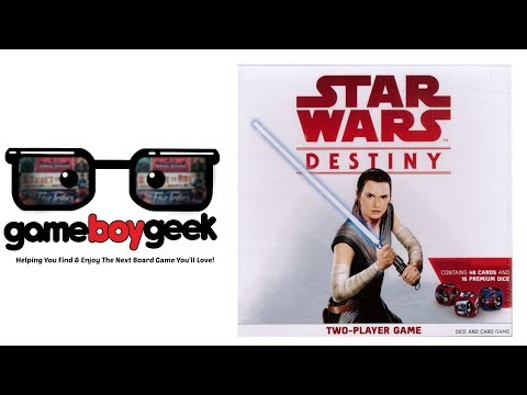 The Game Boy Geek Reviews Star Wars Destiny Two Player Game