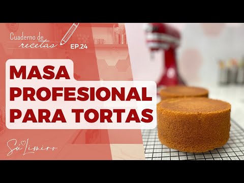 Receta de masa profesional para tortas altas y estructuradas