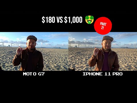 Moto G7 vs iPhone 11 Pro video testing - $180 vs $1,000