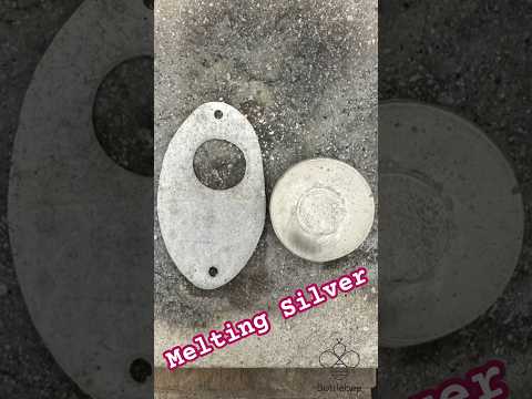 Bottlebee: Melting Silver With A Butane Torch In A Charcoal Block