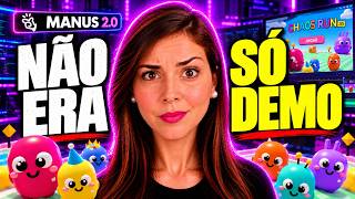 Eu Pedi um Jogo ao Manus 2.0 — Depois Coloquei Outra Pessoa Dentro